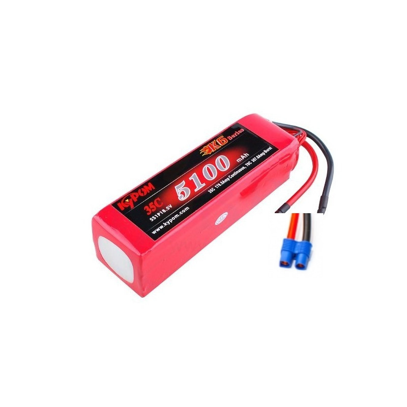 LIPO Kypom 5S 5100mAh 35C - EC3