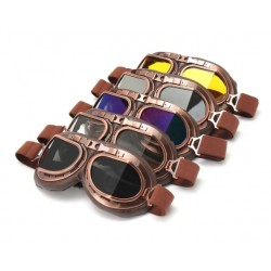 Lunettes Pilote Rétro Steampunk Style