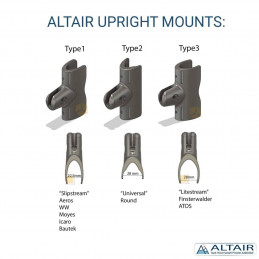 Support montant deltaplane seul (3 types)